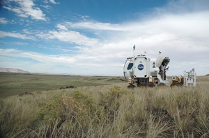 Rover at DRATS north of Flagstaff