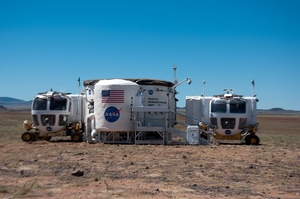 Lunar rovers and PEM at Desert RATS 2010