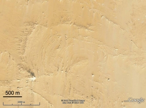 faulted dome in El Sett Tellaal